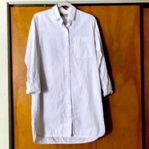 Everlane Cotton Shirtdress - White